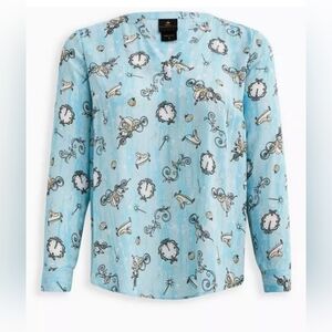 Torrid Disney Cinderella Hi Lo Hem Blouse